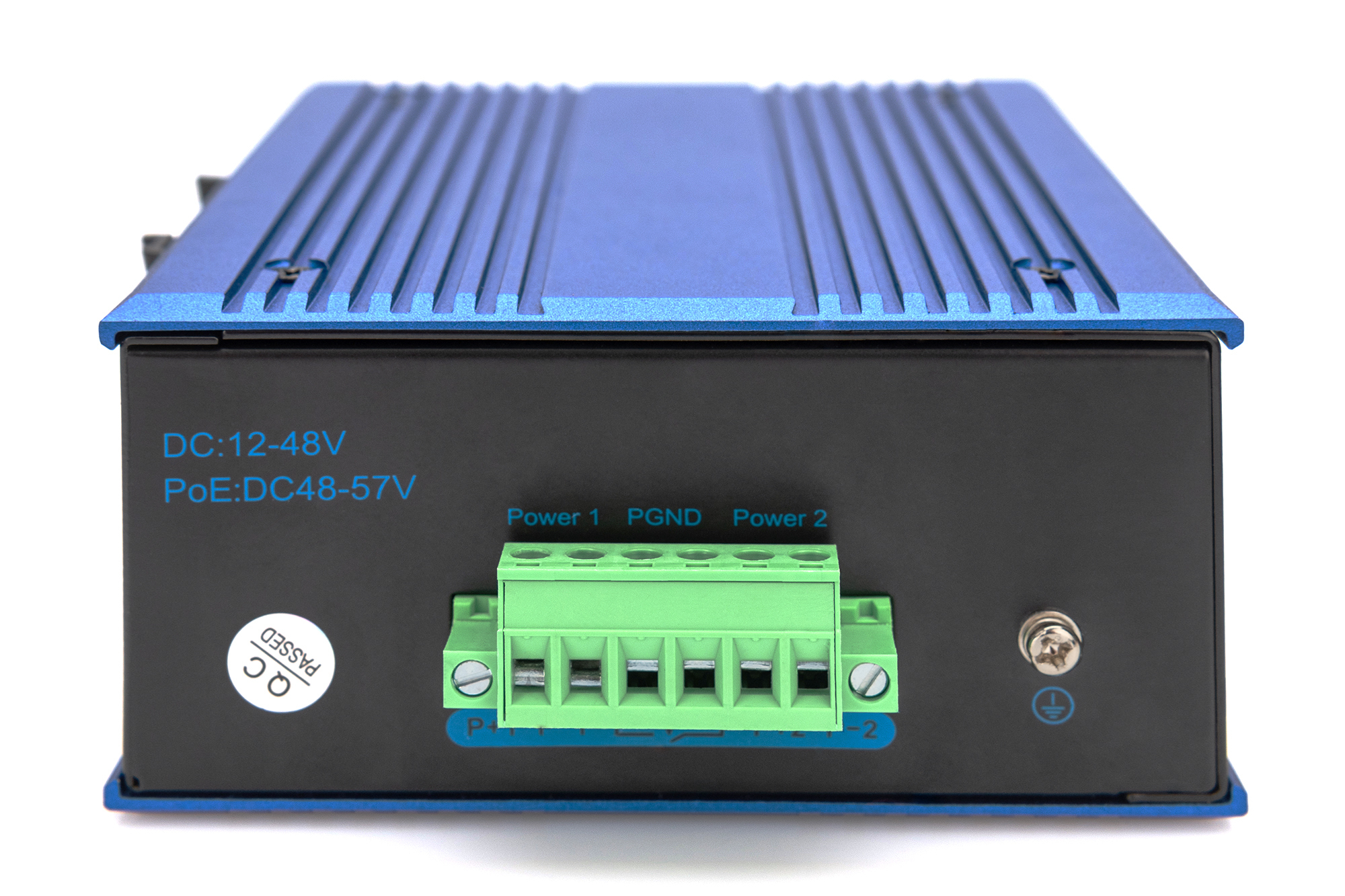 Digitus Conmutador Industrial PoE de 8 puertos 10/100Base-TX(PoE) a 100Base-FX