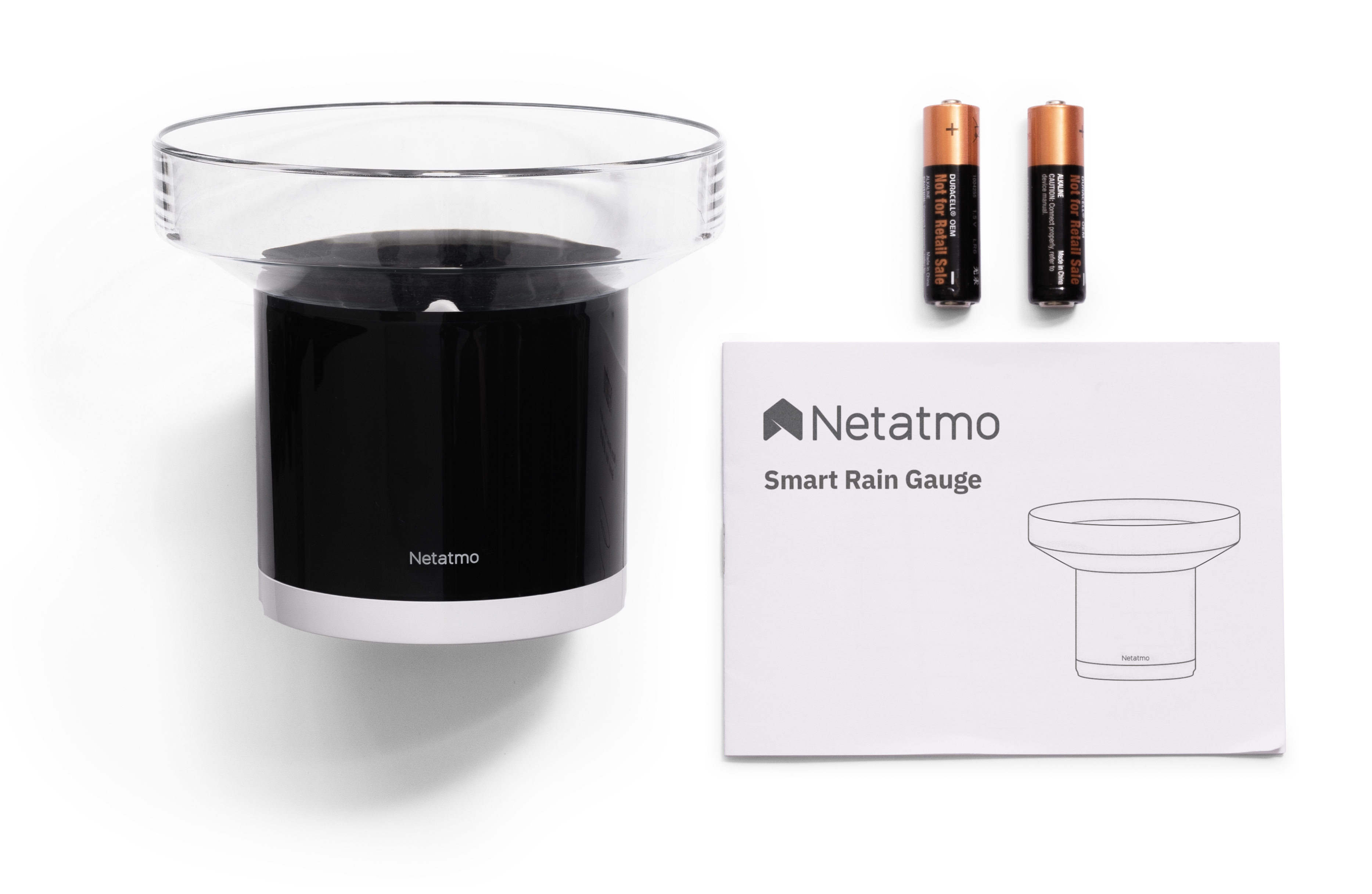 Netatmo NRG01-WW  Netatmo NRG01-WW pluviomètre 10 cm Sans fil Noir