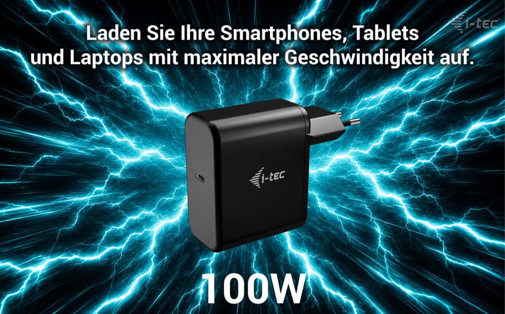 i-tec 100W USB-C GaN Charger