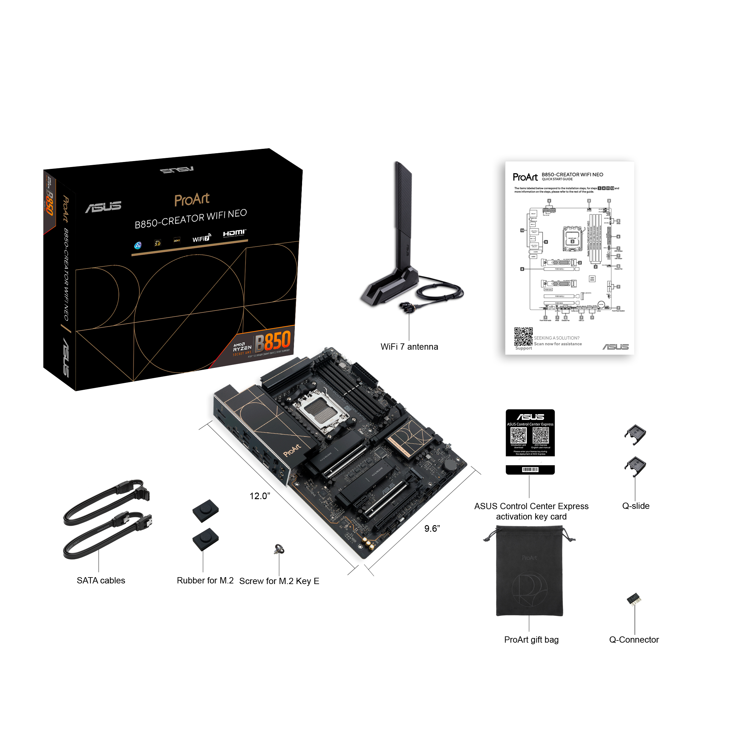 ASUS PROART B850-CREATOR WIFI NEO AMD B850 Z�calo AM5 ATX