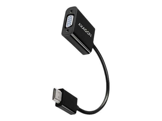 Axagon RVH-VGN video cable adapter 0.17 m HDMI Type A (Standard) VGA (D-Sub) Black