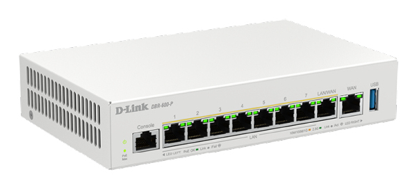 D-Link DBR-600-P - Wireless Router 8-Port-Switch