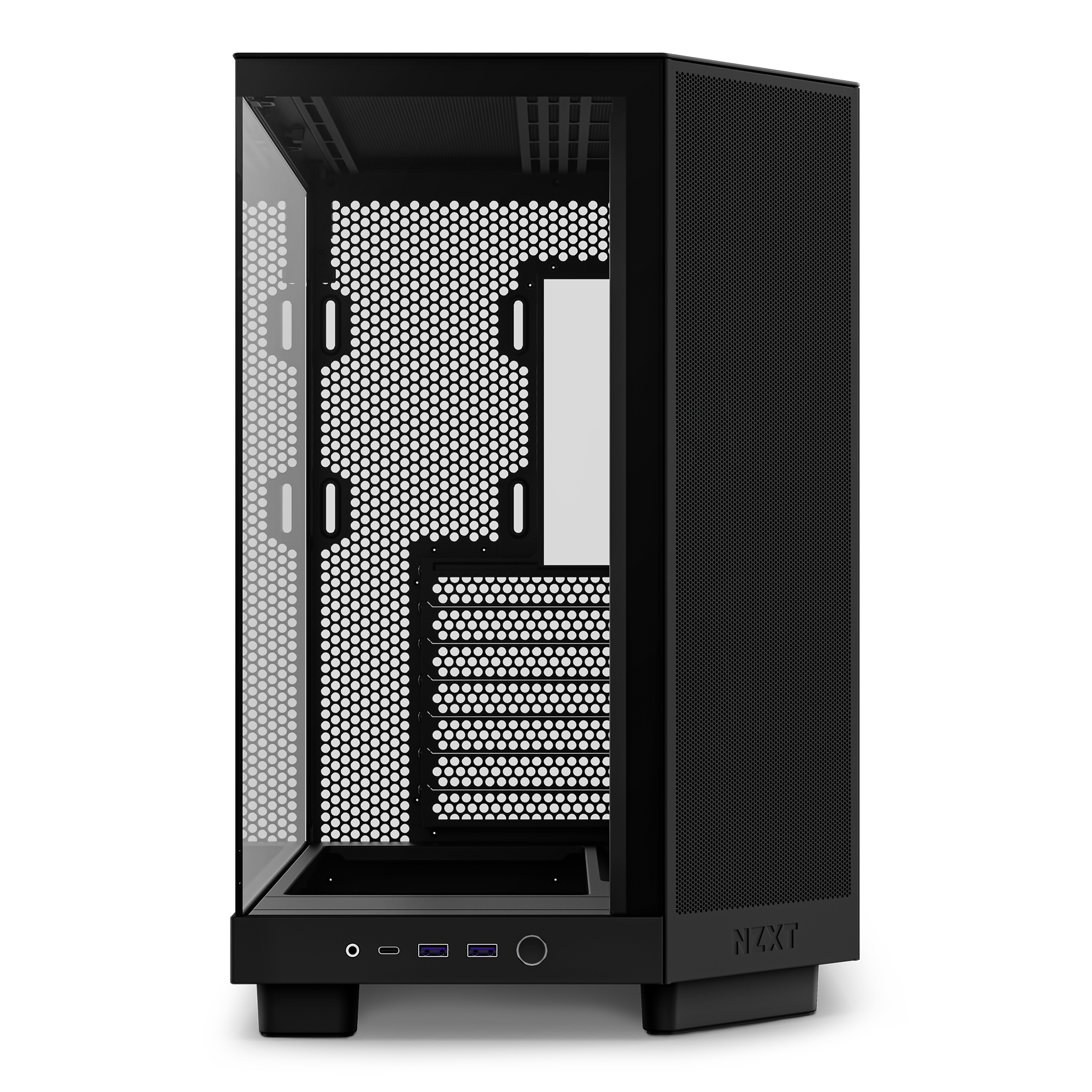 NZXT H series H6 Flow - Mid tower - ATX - Seitenteil mit Fenster (geh�rtetes Glas)