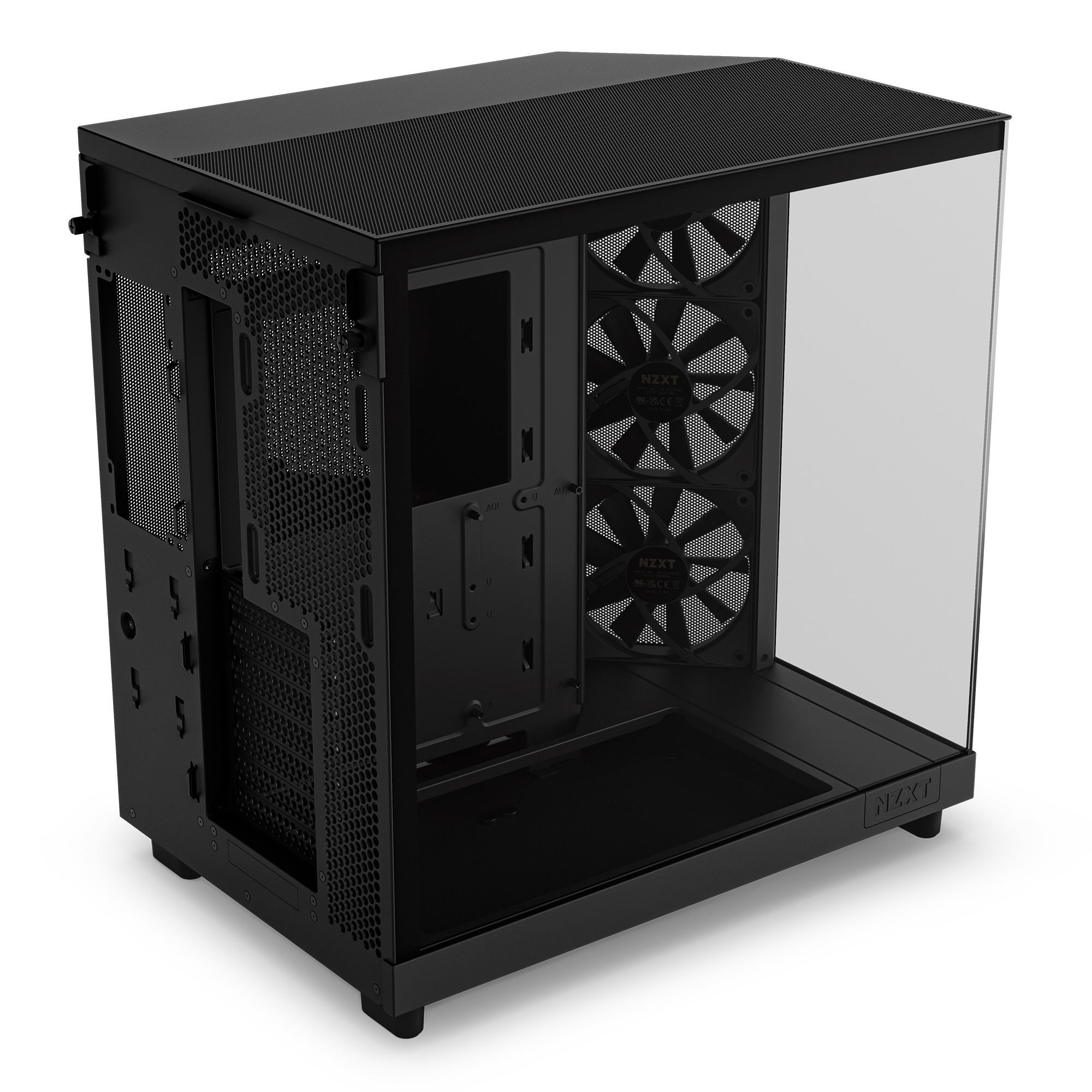 NZXT H series H6 Flow - Mid tower - ATX - Seitenteil mit Fenster (geh�rtetes Glas)