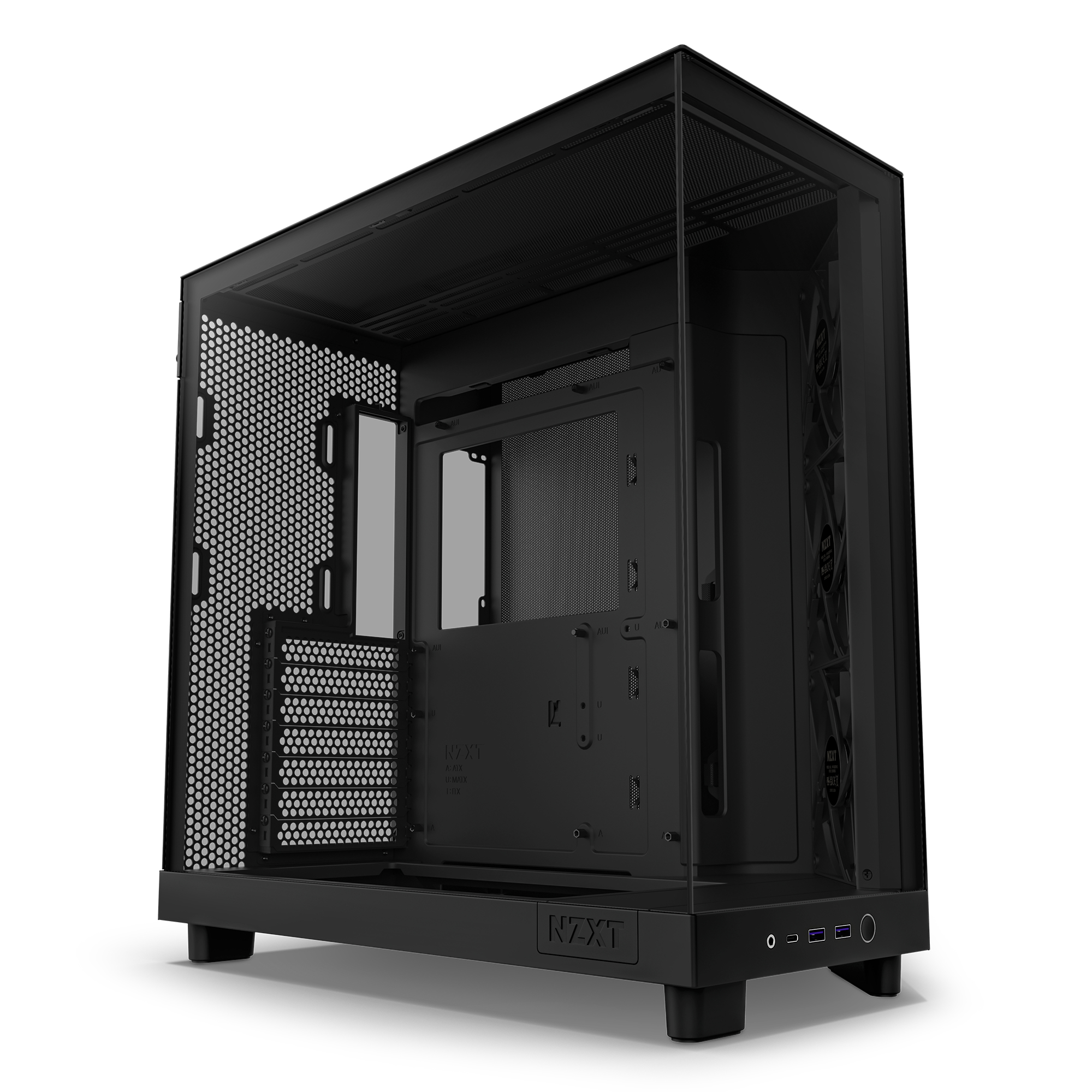 NZXT H series H6 Flow - Mid tower - ATX - Seitenteil mit Fenster (geh�rtetes Glas)