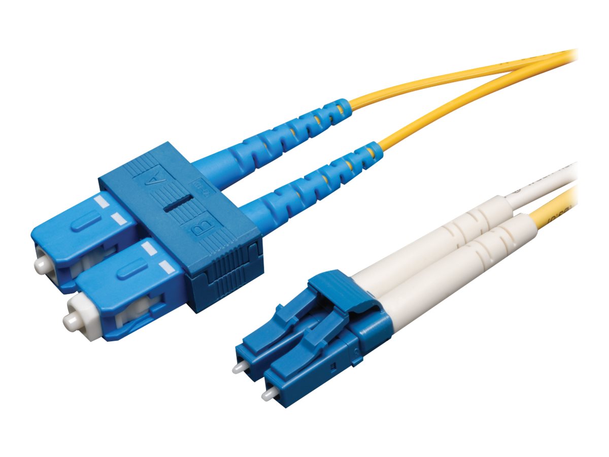 Tripp Lite N366-03M Duplex Singlemode 9/125 Fiber Patch Cable (LC/SC), 3M (10 ft.)