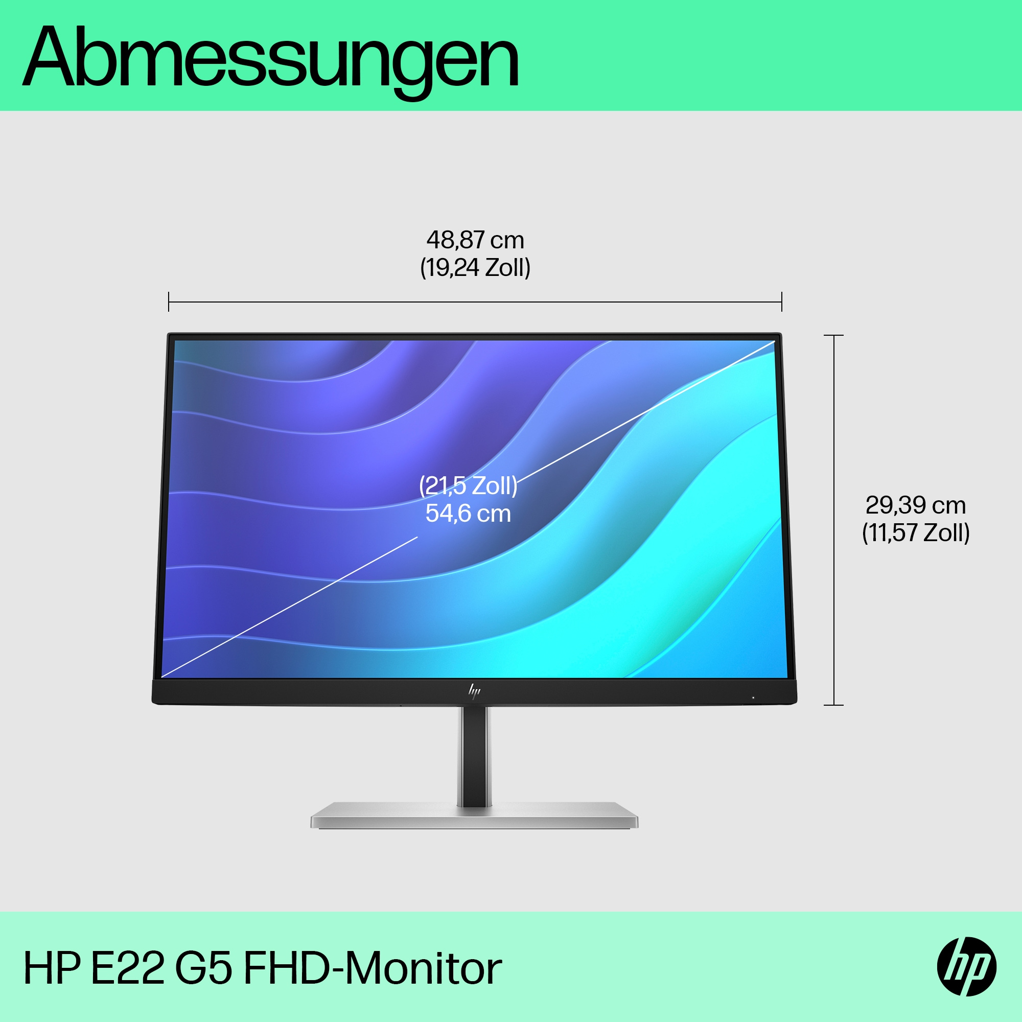 HP E-Series Monitor FHD E22 G5