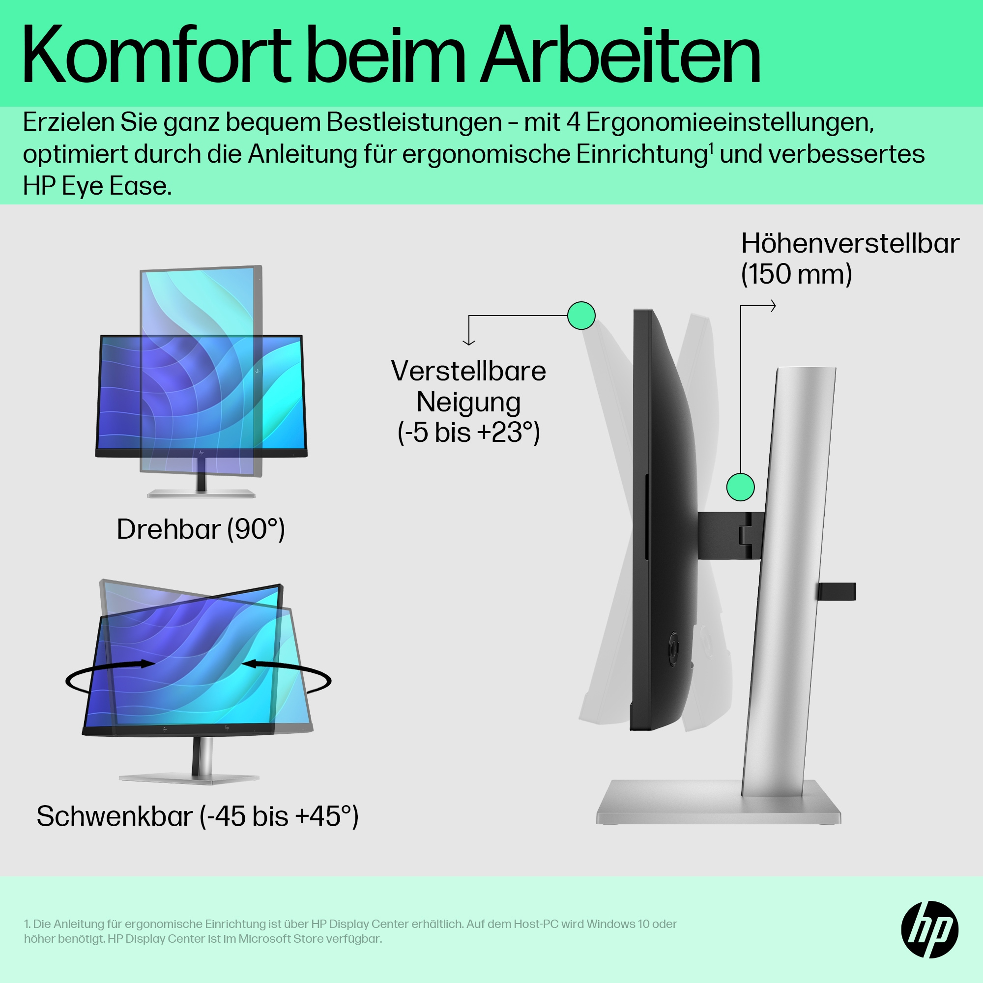 HP E-Series Monitor FHD E22 G5