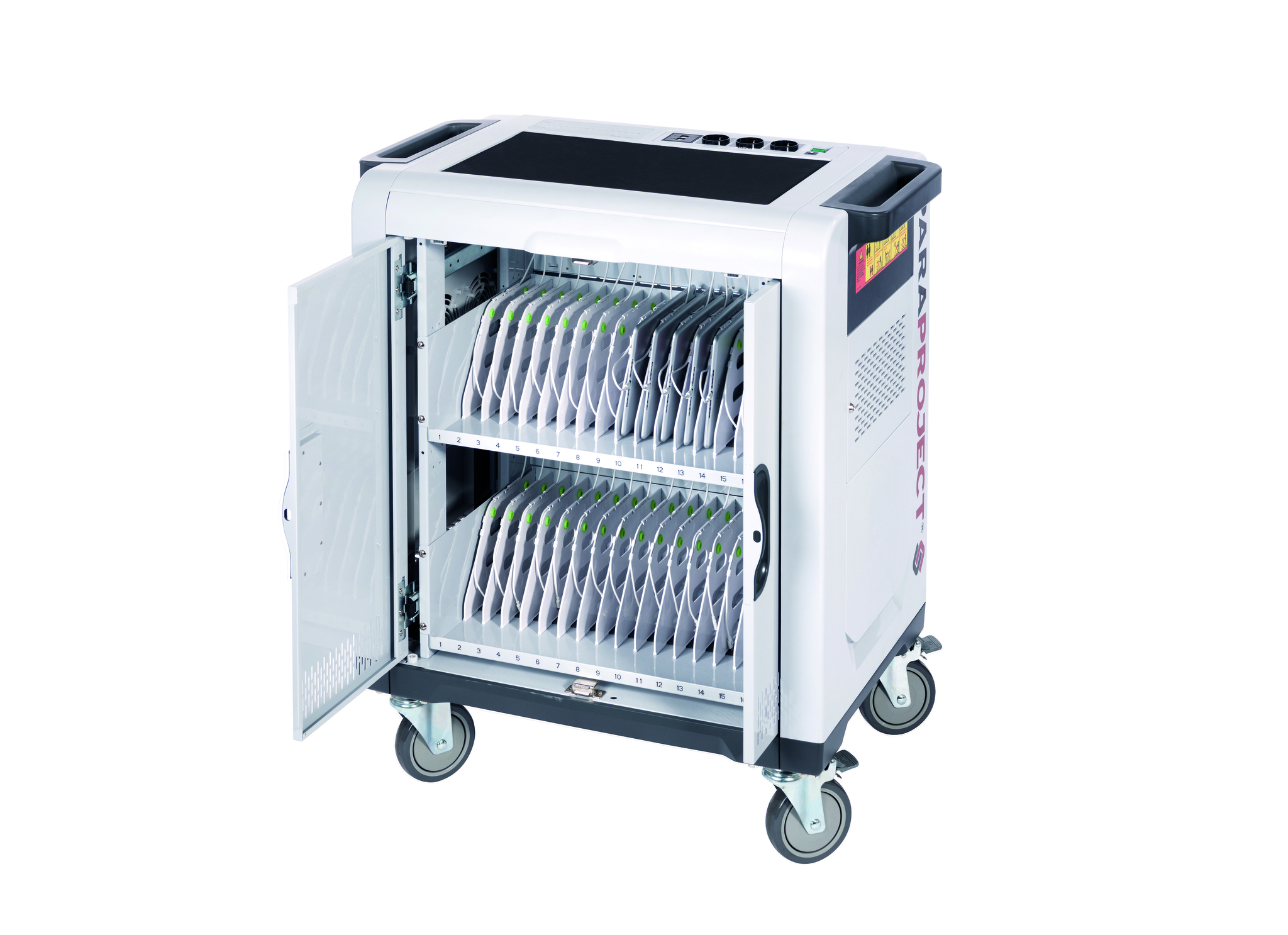 Parat 832.530-999 multimedia cart/stand Anthracite, White Tablet Multimedia trolley