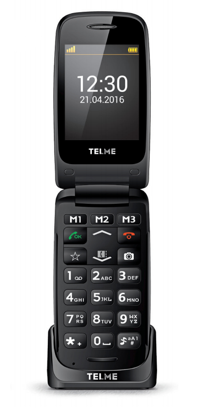 Emporia Telme X200 - Mobiltelefon - SD slot - TFT - 0,3