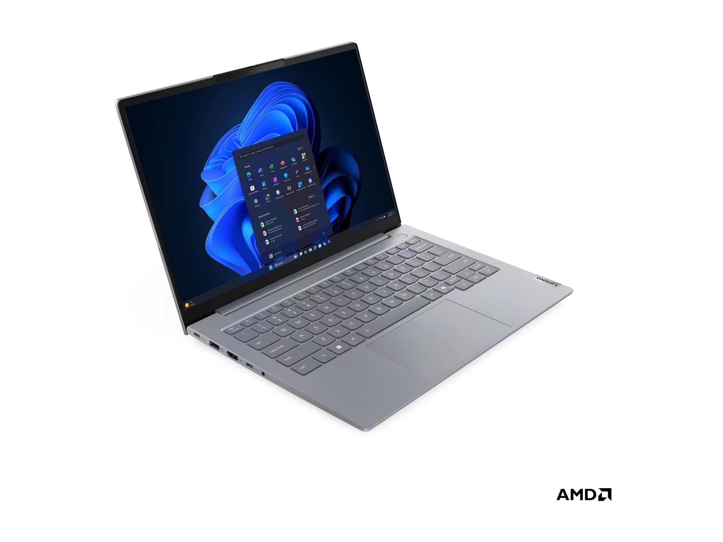 Lenovo ThinkBook 14 G9 AHP AMD Ryzen 7 250 Port�til 35,6 cm (14) WUXGA 32 GB DDR5-SDRAM 1 TB SSD Wi-Fi 7 (802.11be) Windows 11 Pro Alem�n Gris