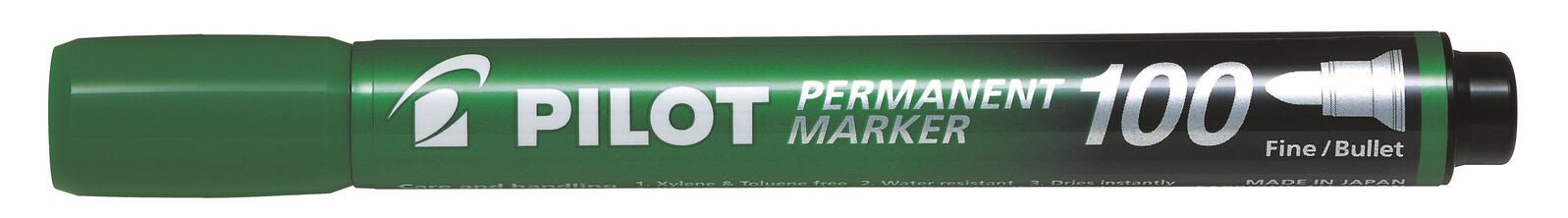 PILOT PEN 100 Permanentmarker gr�n 1.0 mm