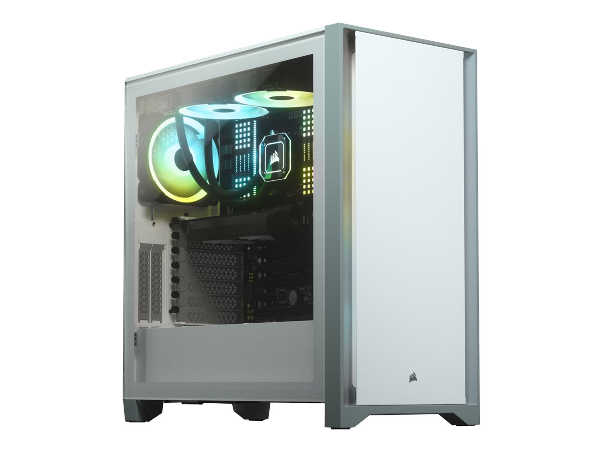 Corsair 4000D - Tower - ATX - Seitenteil mit Fenster (geh�rtetes Glas)
