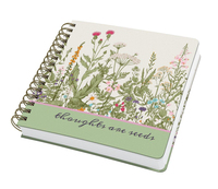 Sigel Spiral-Notizbuch Wild Herbs Dot Gruen/Weiss - A5