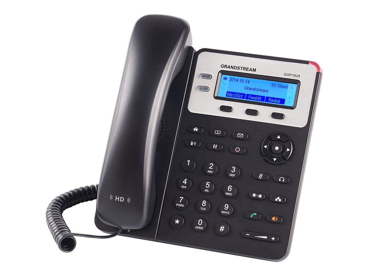 Grandstream Networks GXP1625 tel�fono Tel�fono DECT Negro