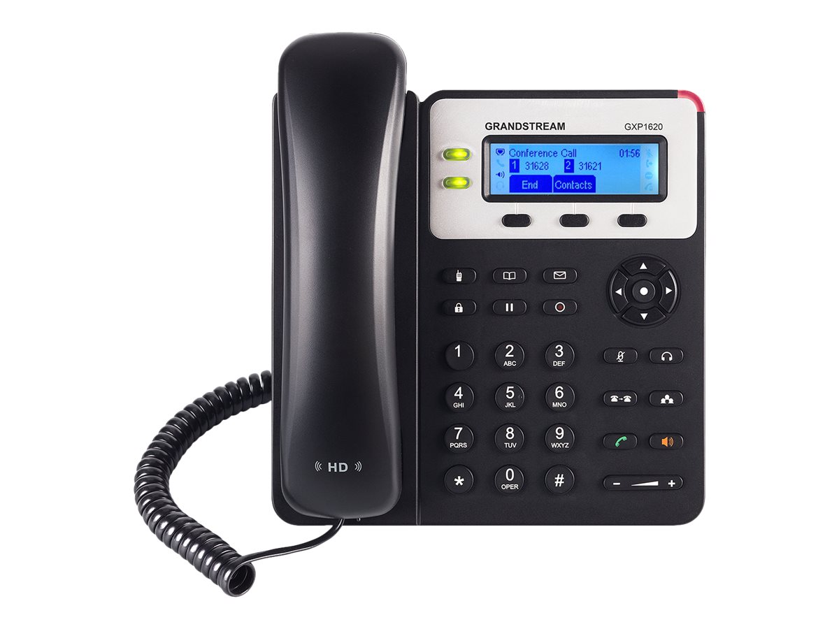 Grandstream Networks GXP1625 tel�fono Tel�fono DECT Negro