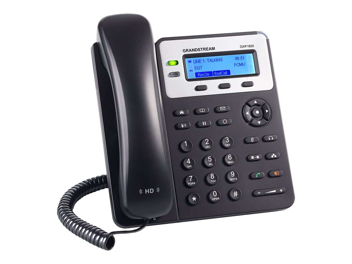 Grandstream Networks GXP1625 tel�fono Tel�fono DECT Negro