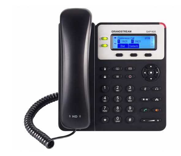 Grandstream Networks GXP1625 tel�fono Tel�fono DECT Negro