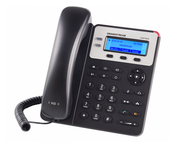 Grandstream Networks GXP1625 tel�fono Tel�fono DECT Negro