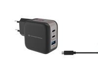 Conceptronic Ladegert 3Port 67W 2xUSB-C 1xUSB-A+3-in-1 sw