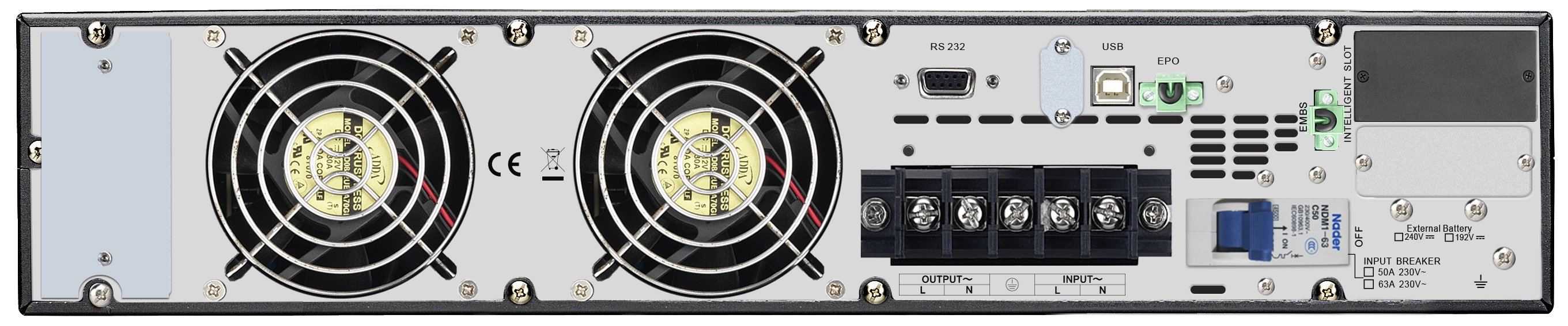 APC SRV6KRIRK gruppo di continuit� (UPS) Doppia conversione (online) 6 kVA 6000 W
