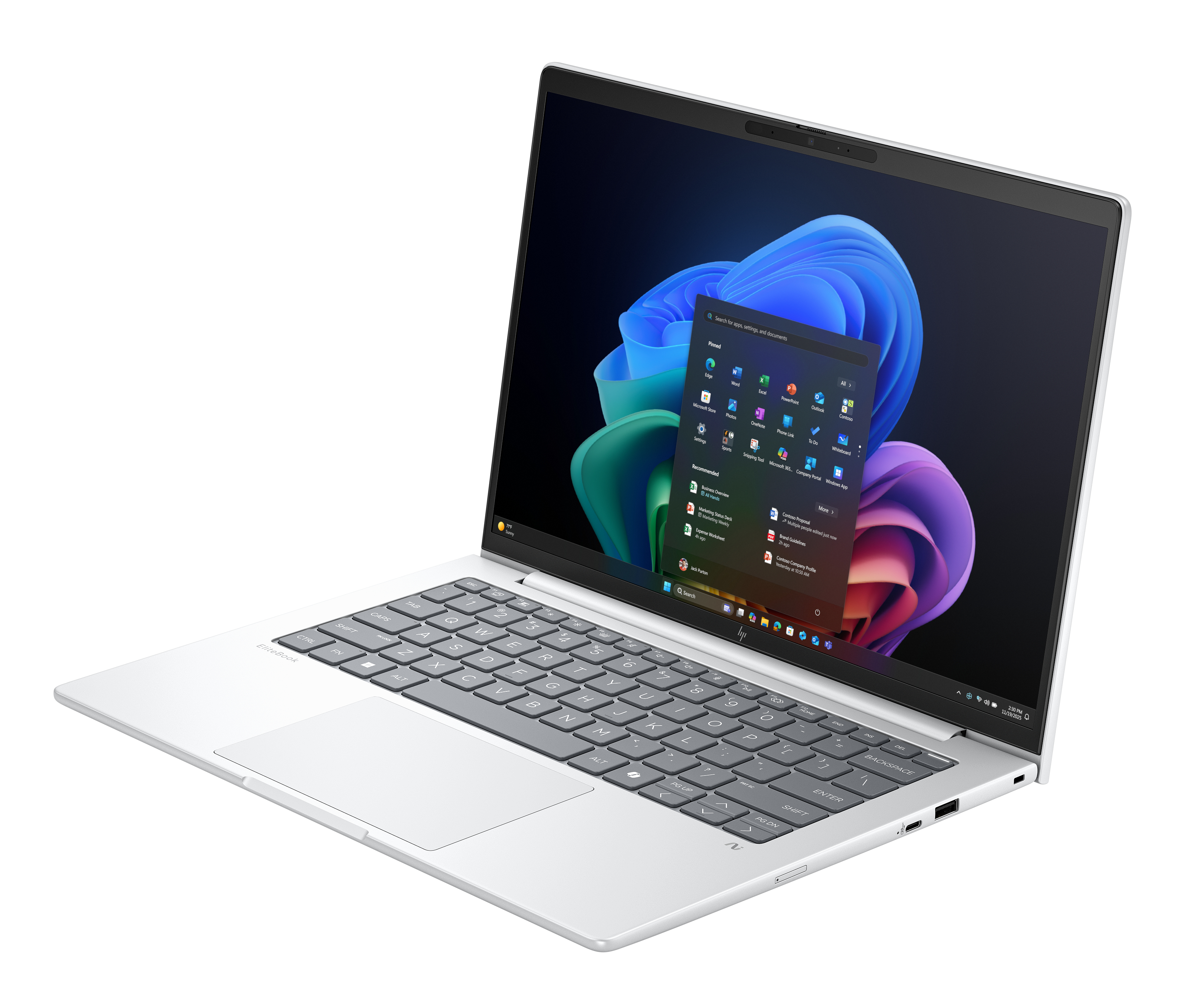HP EliteBook 8 G1a Notebook Next Gen AI - 169-Scharnierdesign - AMD Ryzen AI 7 350 / 2 GHz - Win 11 Pro - Radeon 860M - 64 GB RAM - 1 TB SSD NVMe - 35.6 cm (14)