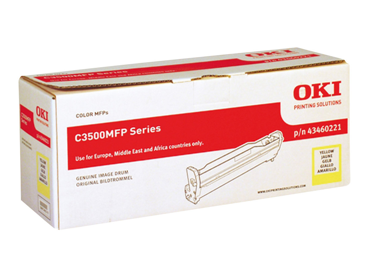 OKI 43460221 - Trommel-Kit gelb - fr MC350, MC360; C3520, 3520 MFP, 3530, 3530 MFP