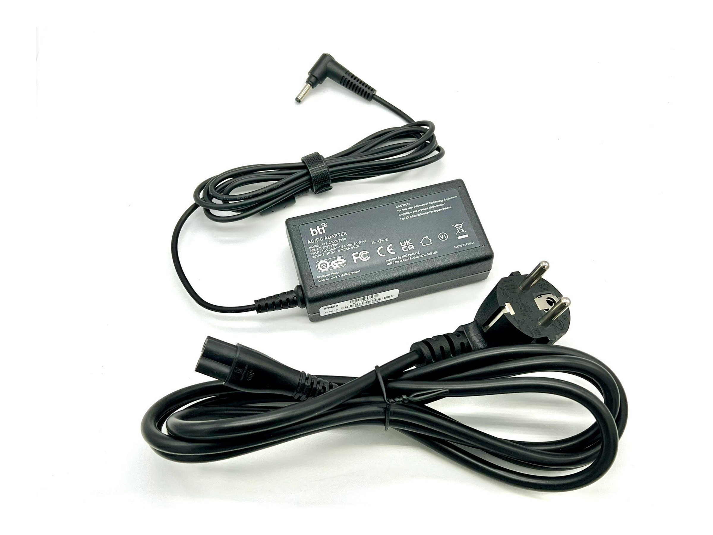 Origin Storage AC-2065139K-EU adattatore e invertitore Interno 65 W Nero