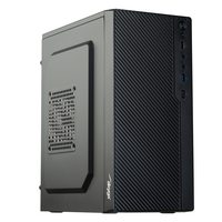 Akyga AK36BK - Micro Tower - PC - Schwarz - Flex-ATX - micro ATX - Mini-ITX - ABS Synthetik - Heimbro