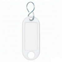 Wedo 262103400 llavero Blanco 10 pieza(s)