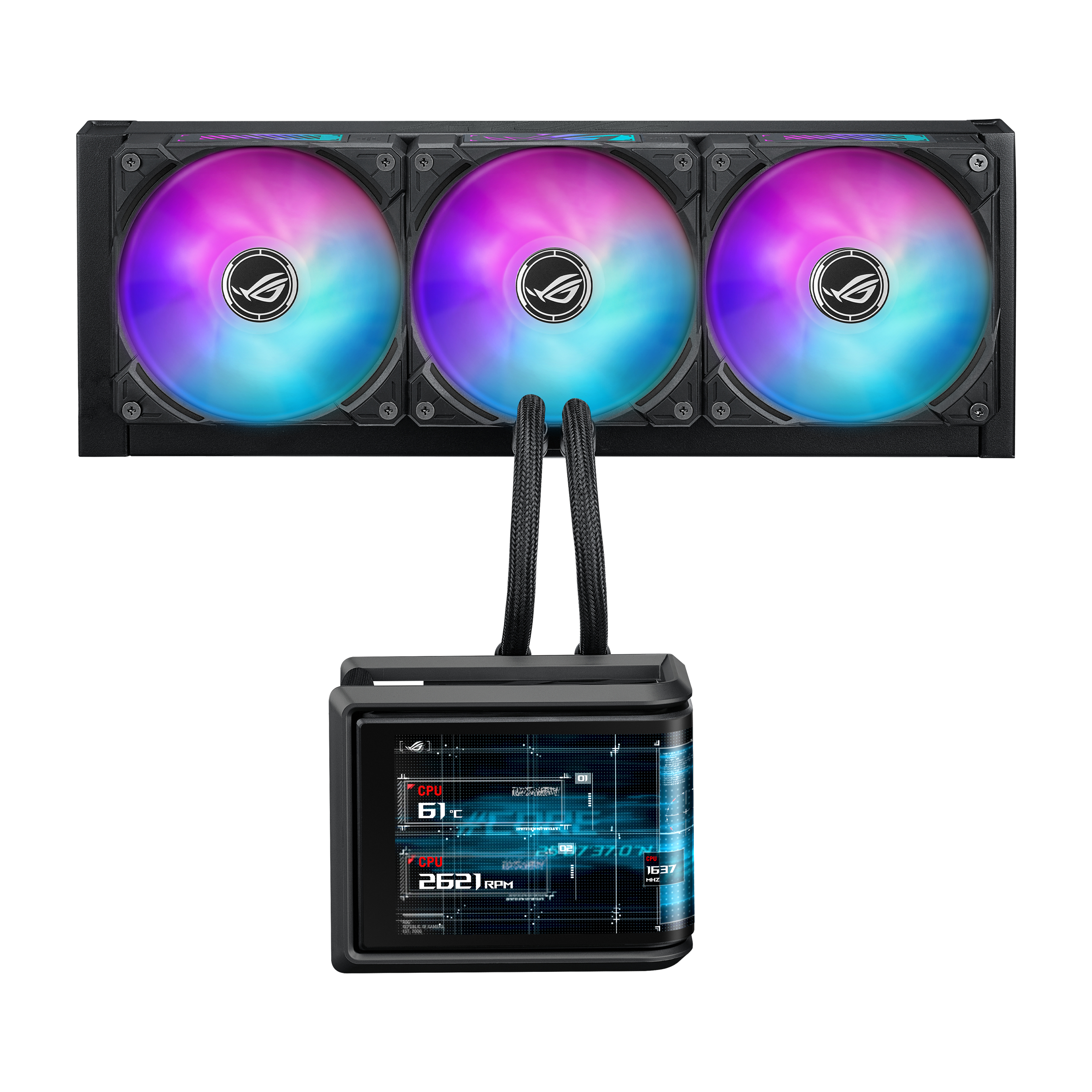 ASUS ROG Ryuo IV SLC 360 ARGB Processore Raffreddatore di liquidi tutto in uno 12 cm Nero
