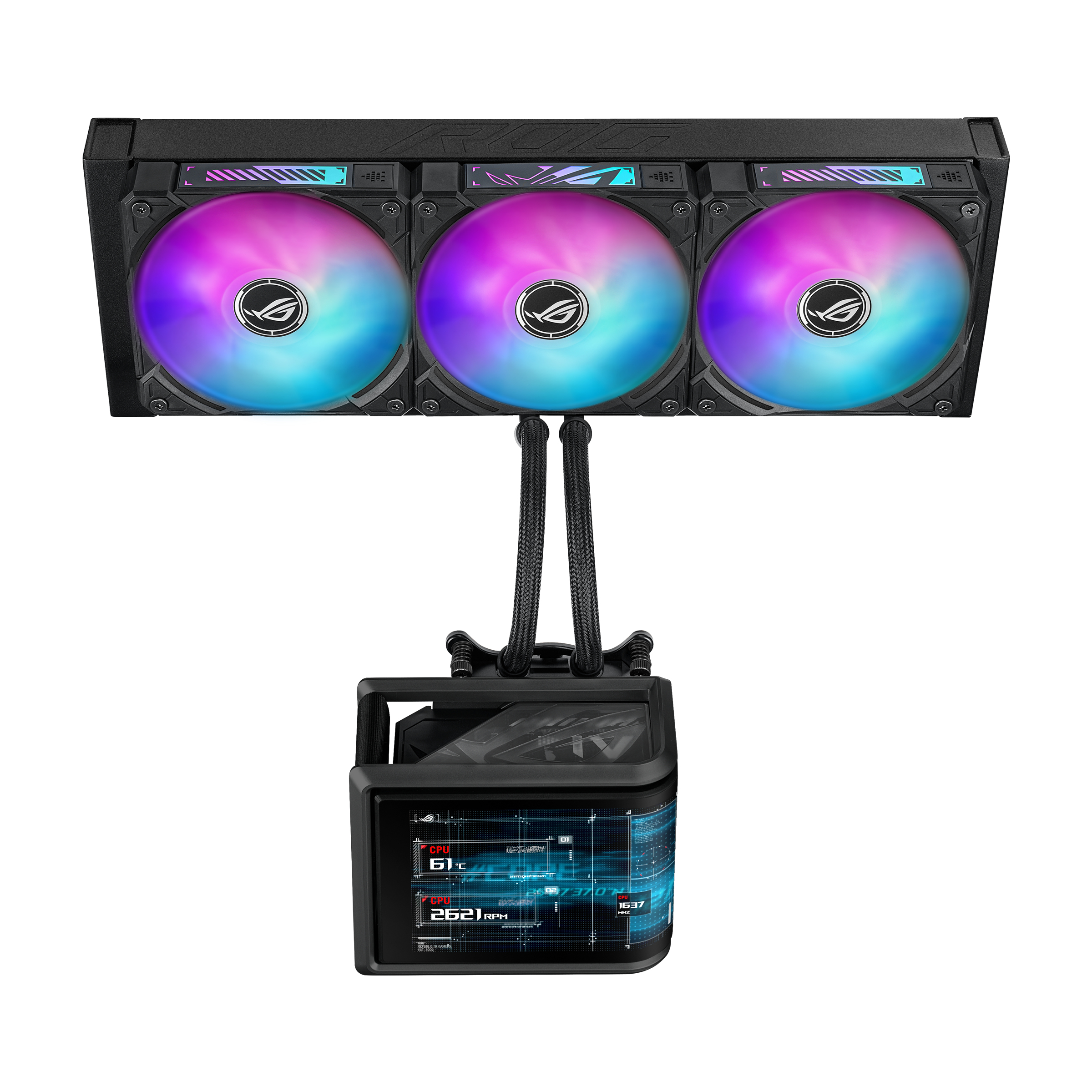 ASUS ROG Ryuo IV SLC 360 ARGB Processore Raffreddatore di liquidi tutto in uno 12 cm Nero