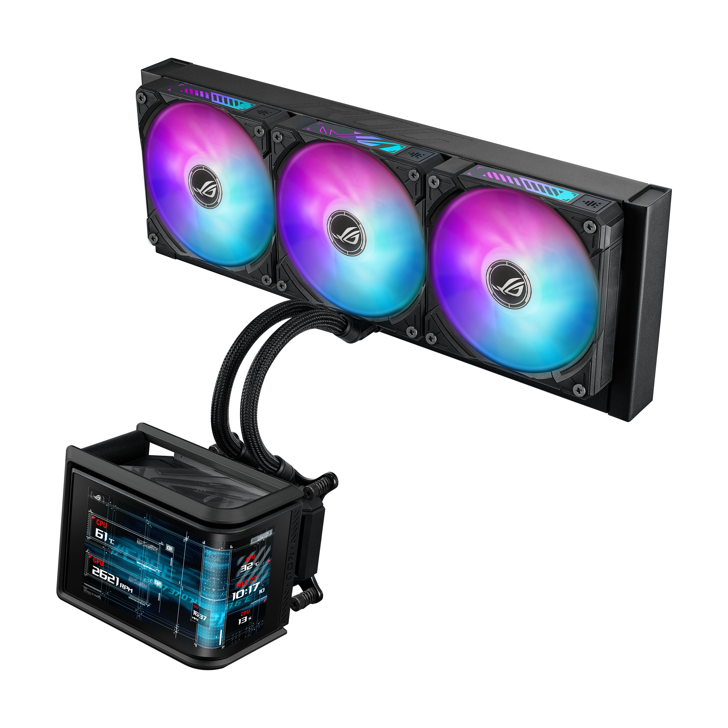 ASUS ROG Ryuo IV SLC 360 ARGB Processore Raffreddatore di liquidi tutto in uno 12 cm Nero