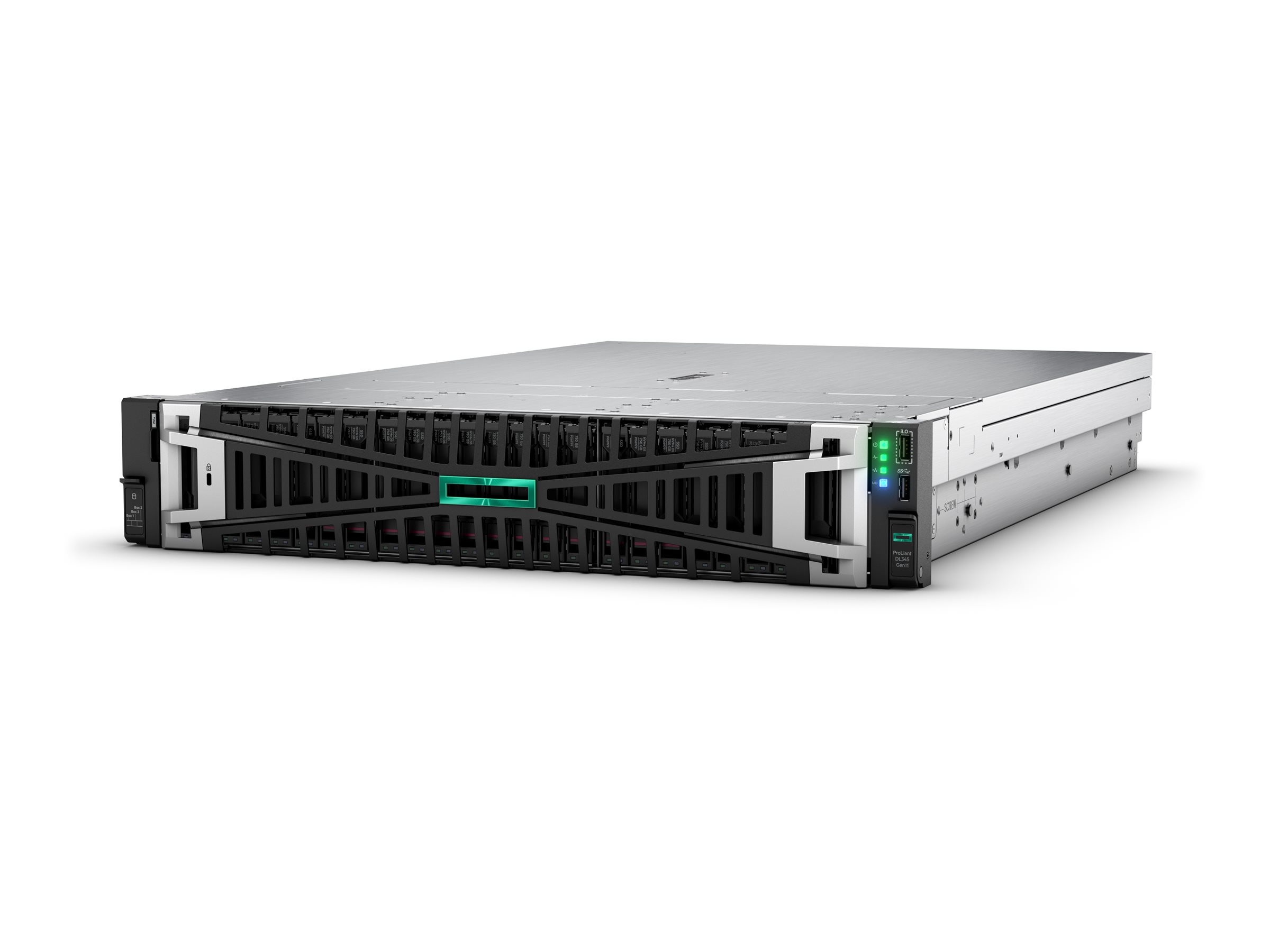 HPE ProLiant DL345 Gen11 - Server - Rack-Montage - 2U - 1-Weg - 1 x EPYC 9115 / 2.6 GHz - RAM 64 GB - SATA/SAS - Hot-Swap 8.9 cm (3.5)