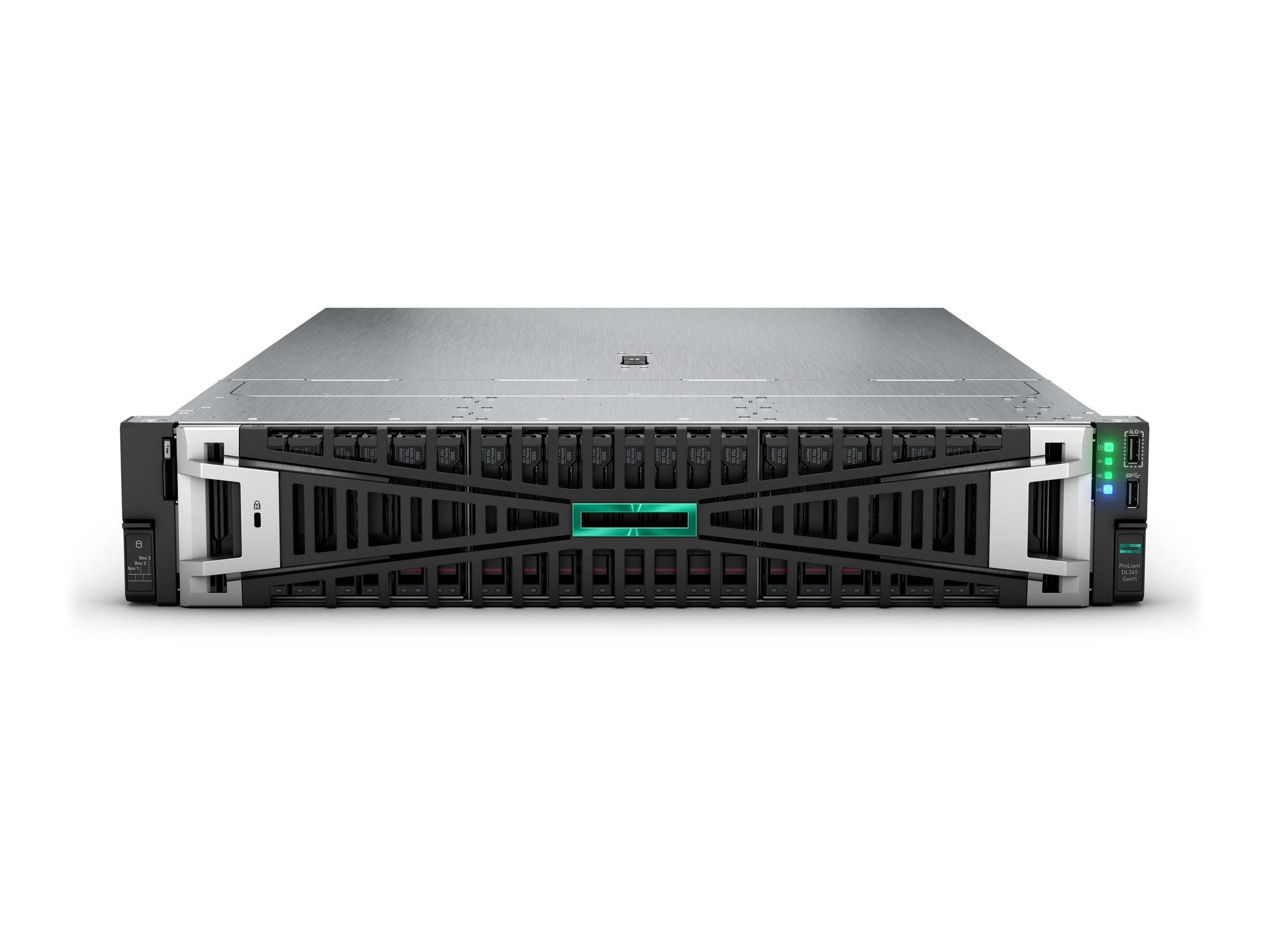 HPE ProLiant DL345 Gen11 - Server - Rack-Montage - 2U - 1-Weg - 1 x EPYC 9115 / 2.6 GHz - RAM 64 GB - SATA/SAS - Hot-Swap 8.9 cm (3.5)