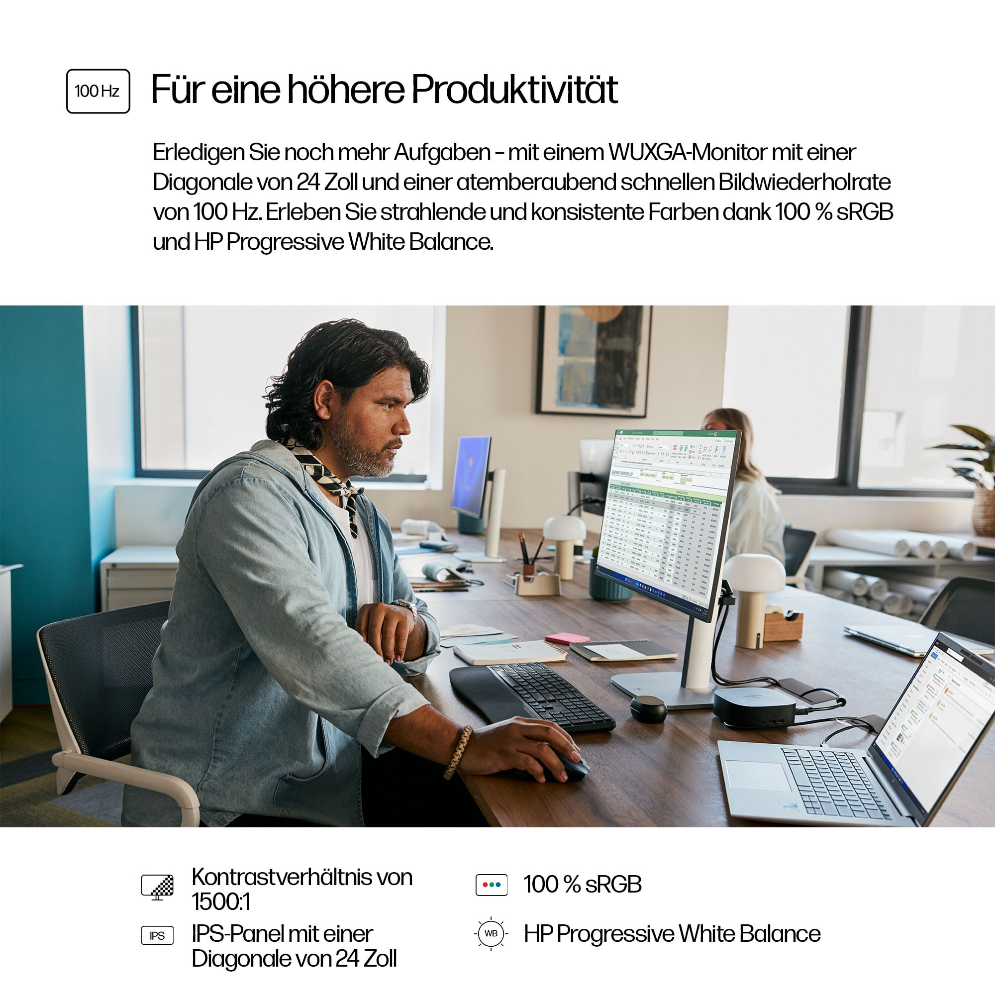 HP Series 5 Pro Monitor Pro de la serie 5 con resoluci�n WUXGA de 24 pulgadas: 524 pn sin PVC