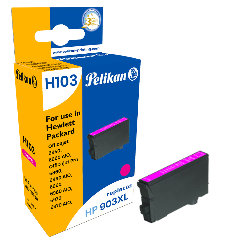 Pelikan Patrone HP T6M07AE - HP903XL H103 comp. magenta 1071170854 - Magenta