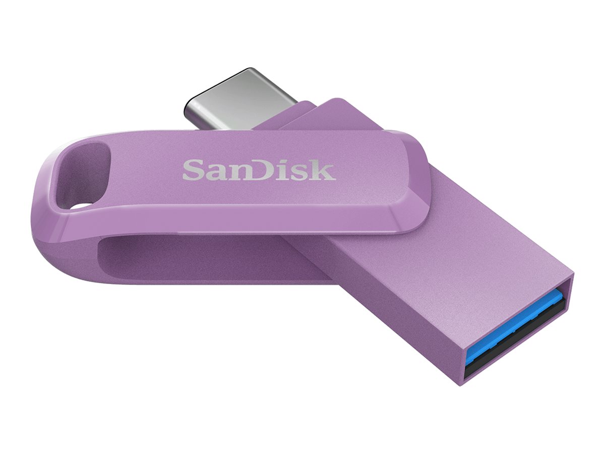 SanDisk Ultra Dual Drive Go USB Type- C Lavender - USB-Stick - 64 GB