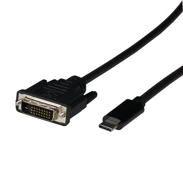 EFB Elektronik EBUSBC-DVIK.2 cble vido et adaptateur 2 m USB Type-C DVI-D Noir