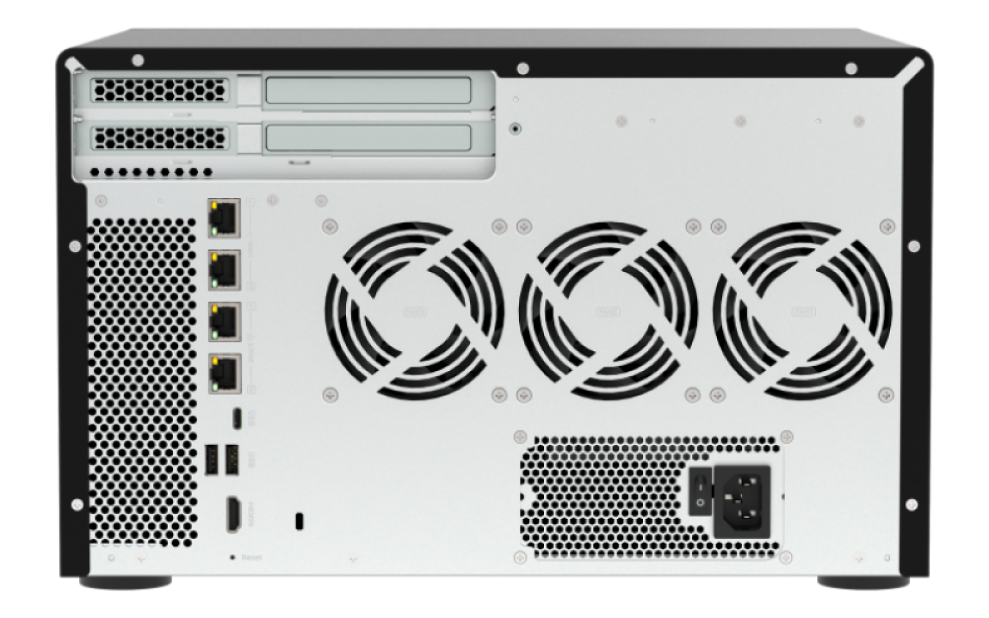 QNAP 12-Bay QuTS hero NAS 8 x 3.5 SATA+4 - Storage Server - NAS