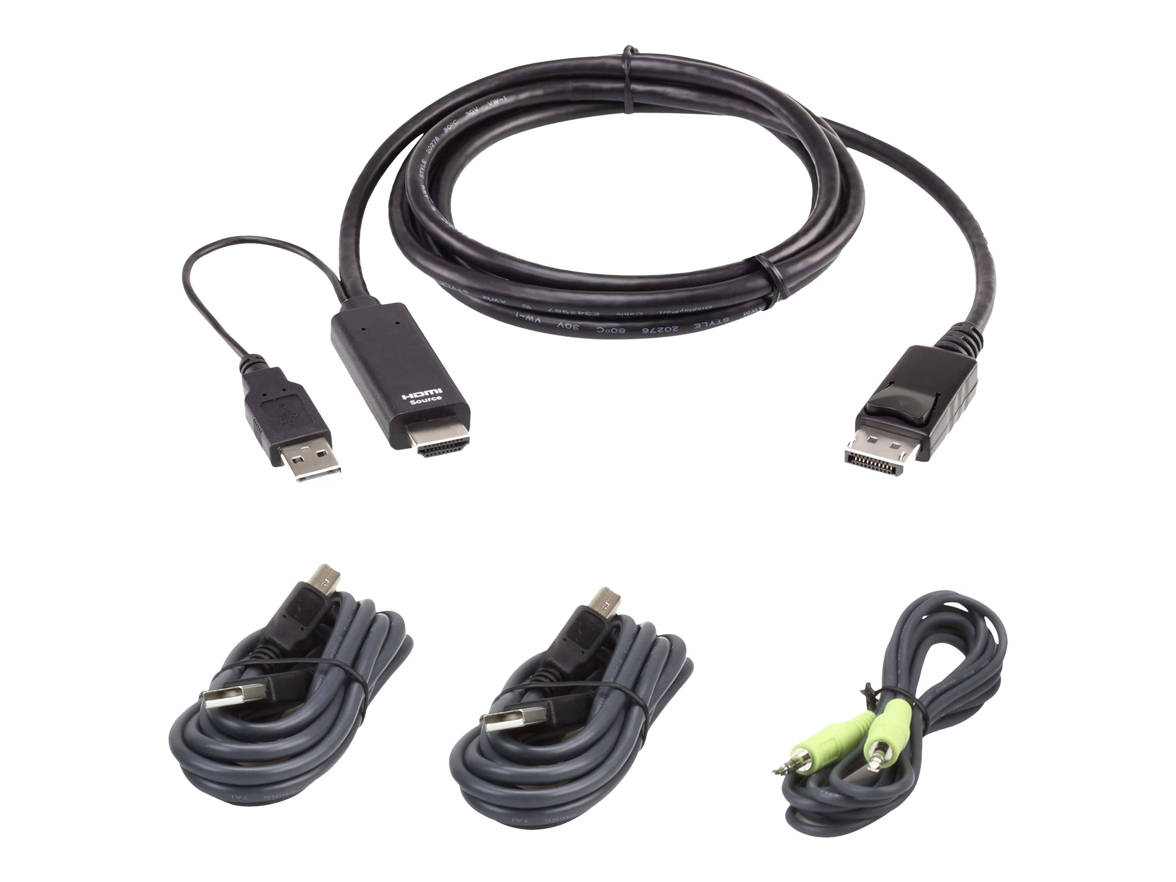 ATEN 1.8M USB Universal Secure KVM Cable Kit