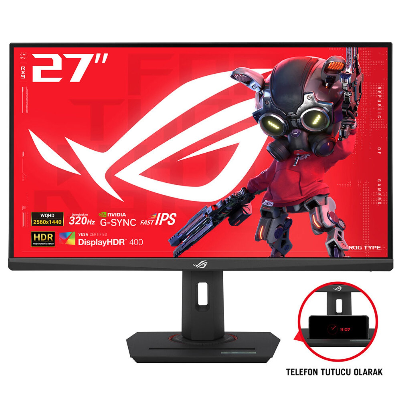 ASUS ROG Strix XG27ACMS - LED-Monitor - Gaming - 68.6 cm (27)