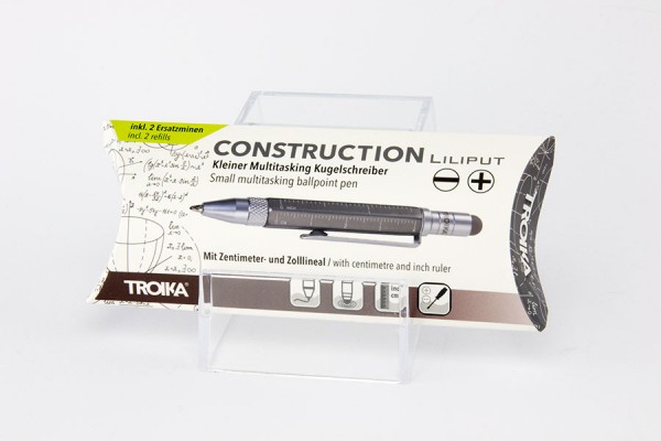 Troika Kugelschreiber LILIPUT TOOL PEN grau