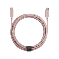Native Union Belt Pro USB-C Kabel 2.4m mit LED-Anzeige rose - Kabel - Digital/Daten