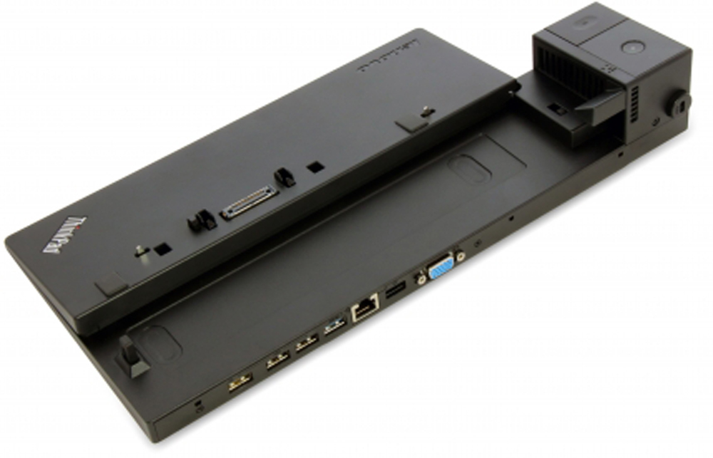 Lenovo 40A00065DK laptop dock/port replicator Docking Black