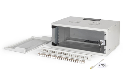 DIGITUS Netzwerk-Set SOHO Pro, 483 mm (19) - 4HE, 540 x 400 mm (B x T)