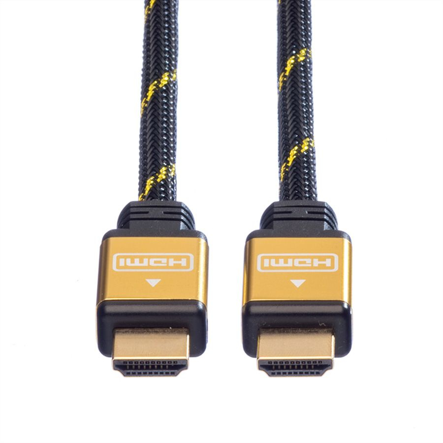 ROLINE 11.04.5500 HDMI cable 1.5 m HDMI Type A (Standard) Black, Gold