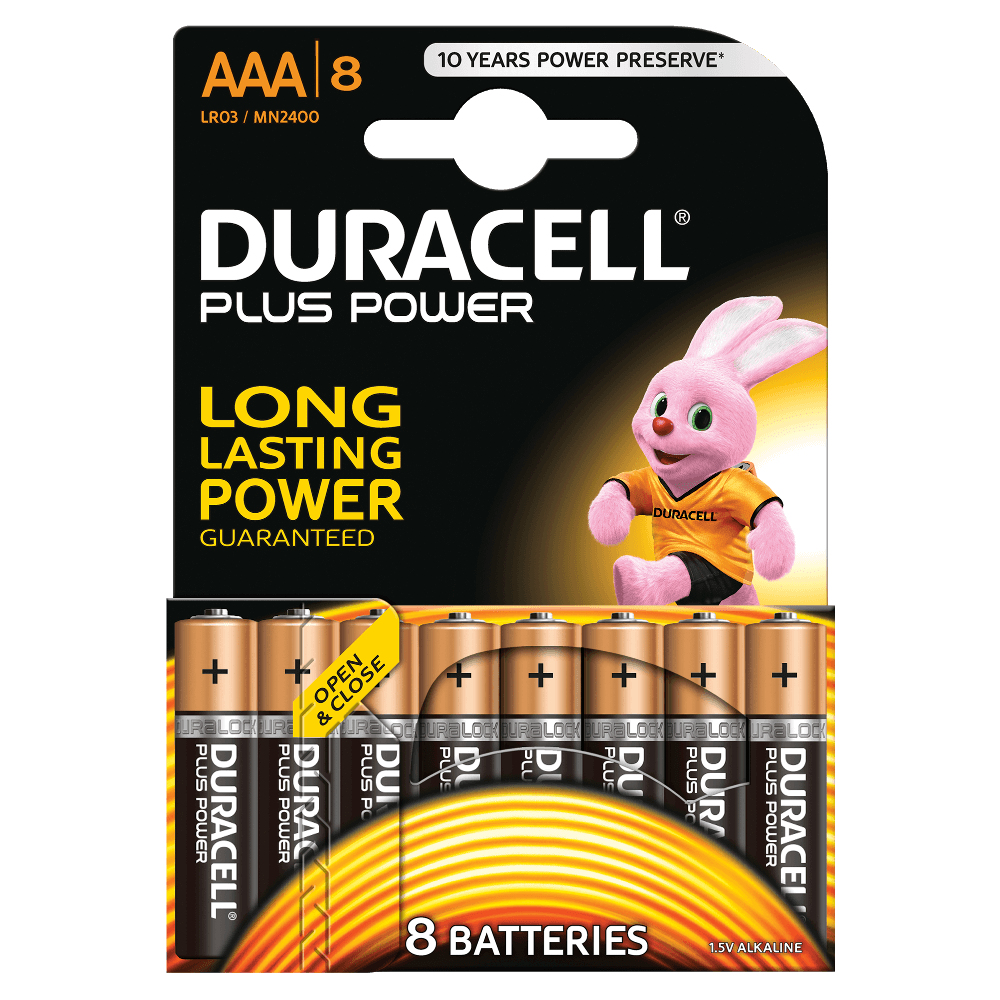 Duracell MN2400B8 batteria per uso domestico Batteria monouso Mini Stilo AAA Alcalino
