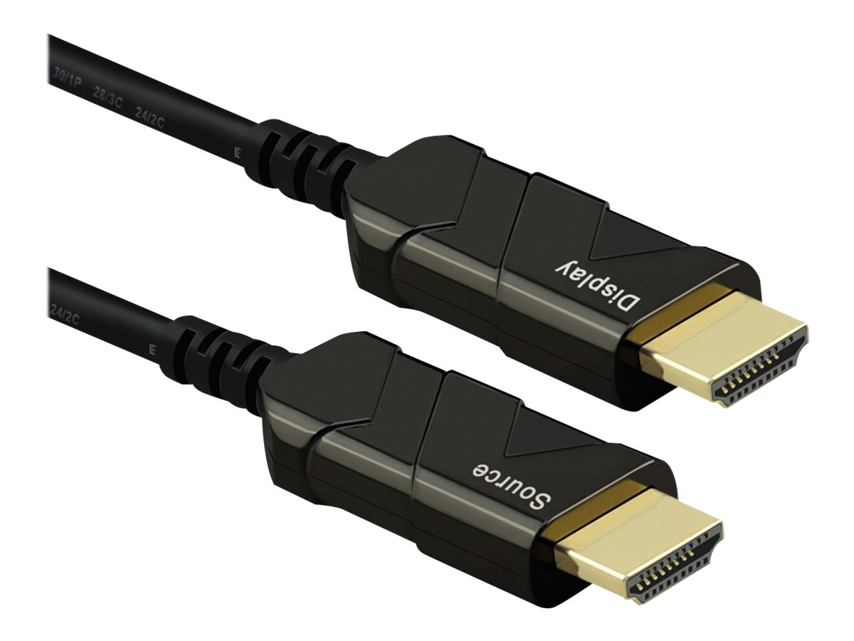 ROTRONIC-SECOMP Roline - Ultra High Speed - HDMI-Kabel mit Ethernet - HDMI m�nnlich zu HDMI m�nnlich - 20 m - abgeschirmt - Schwarz - unterst�tzt 8K 60 Hz (7680 x 4320)
