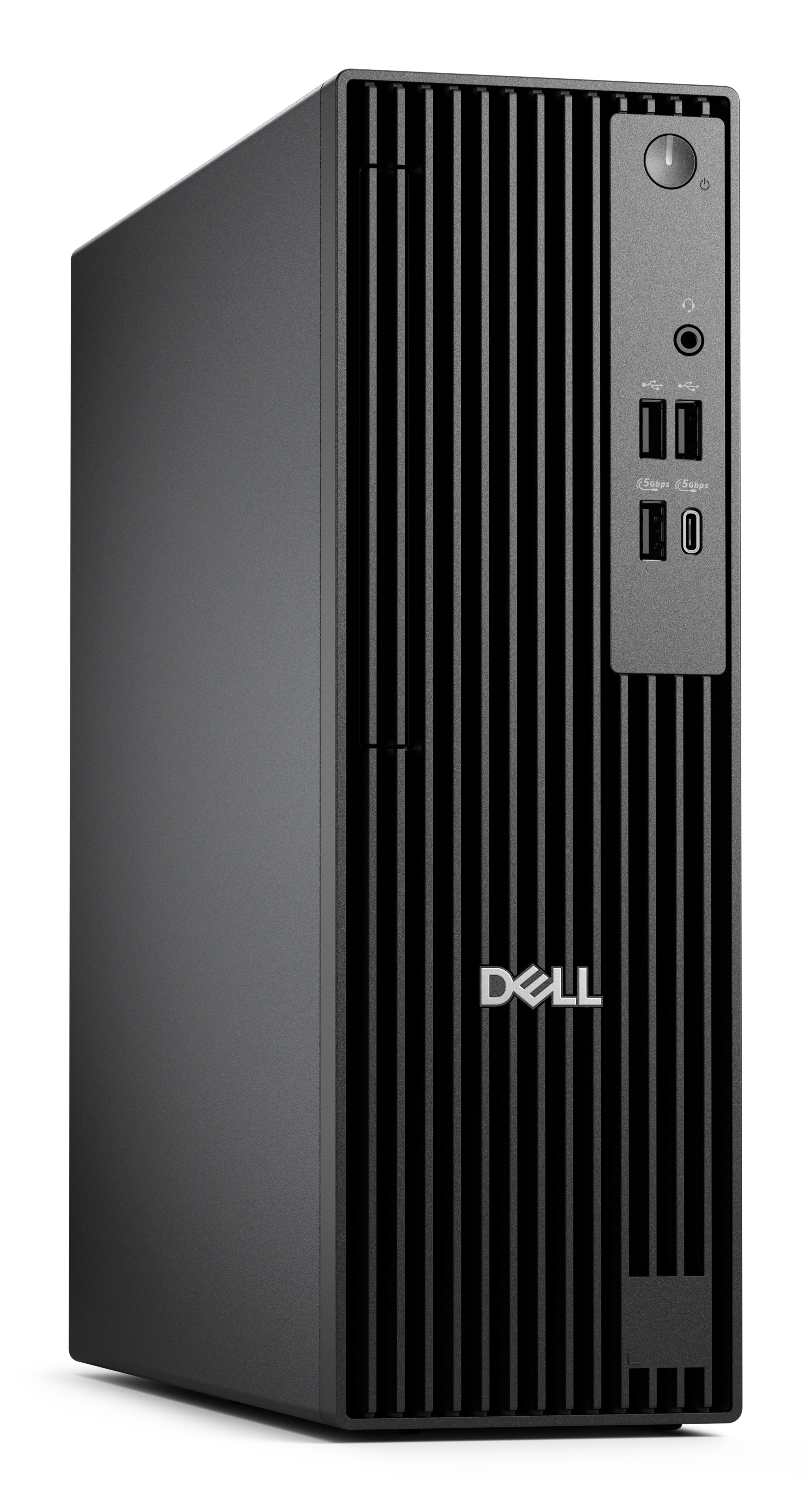 Dell Pro Slim QCS1250 - Schlanker Desktop - Core i5 i5-14500 / 2.6 GHz - RAM 16 GB - SSD 512 GB - NVMe - UHD Graphics 770 - 1GbE - Win 11 Pro - Monitor: keiner - Schwarz - BTS - mit 1 Jahr Basis Vor-Ort (AT, DE - 2 Jahre)